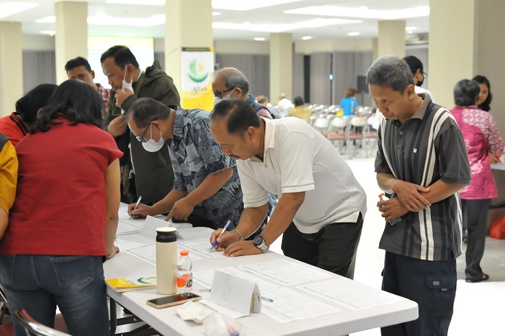 Suasana saat pendaftaran PAKAI